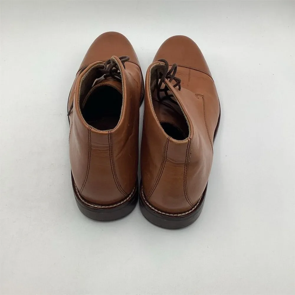 Stafford Men's‎ Chukka Ankle Boots Brown Leather Size 11M